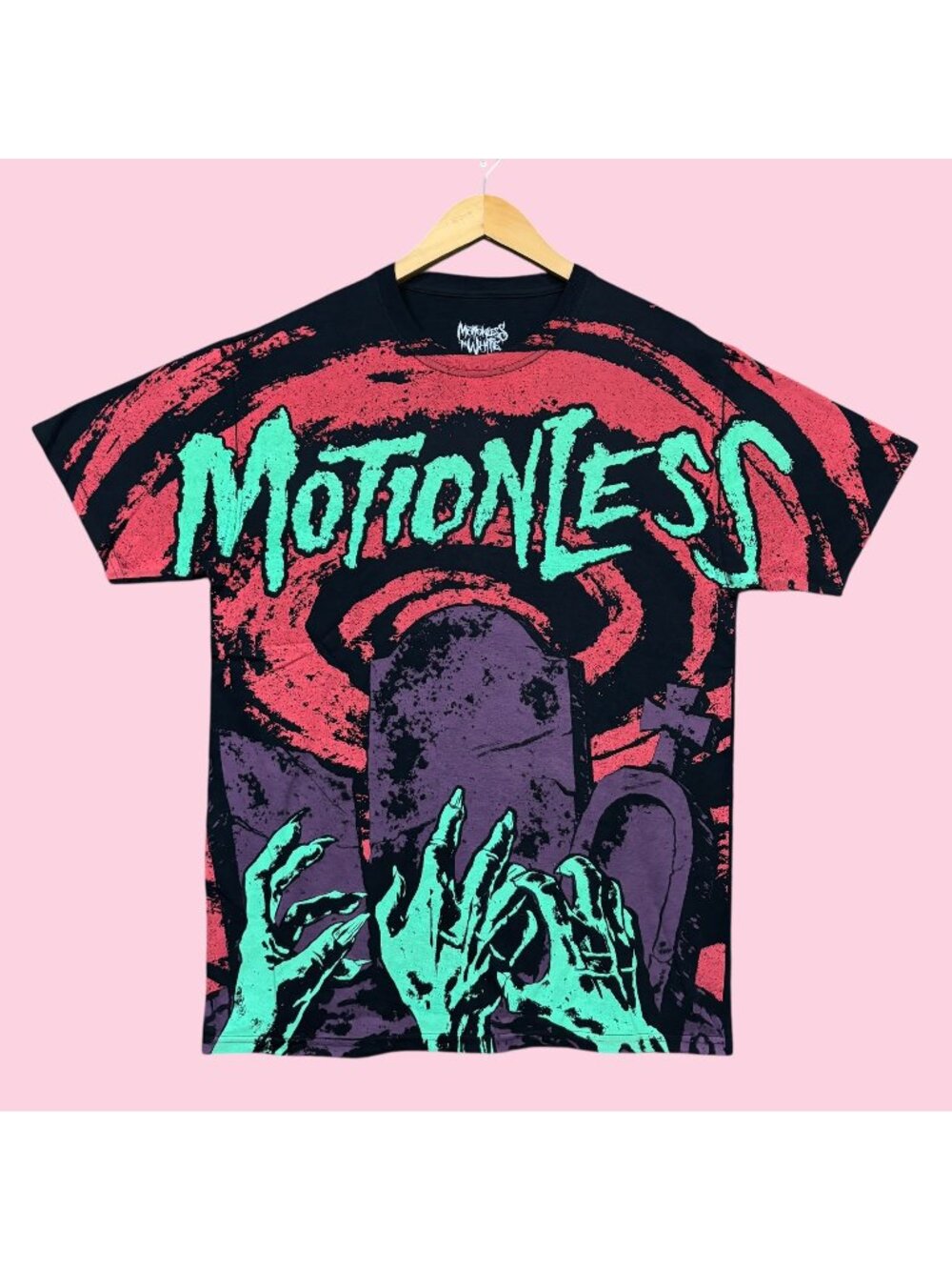 Motionless in White Creatures Album Cover Metalcore Band Tee M